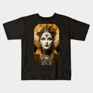 Vintage Portrait Art of Madonna Kids T-Shirt